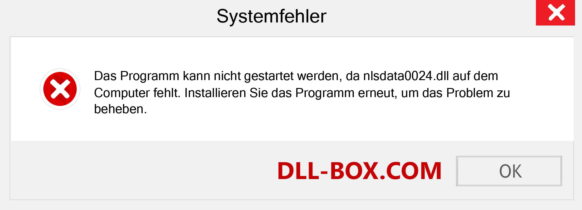 nlsdata0024.dll-Datei fehlt?. Download für Windows 7, 8, 10 - Fix nlsdata0024 dll Missing Error unter Windows, Fotos, Bildern