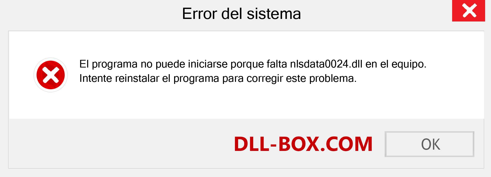 ¿Falta el archivo nlsdata0024.dll ?. Descargar para Windows 7, 8, 10 - Corregir nlsdata0024 dll Missing Error en Windows, fotos, imágenes